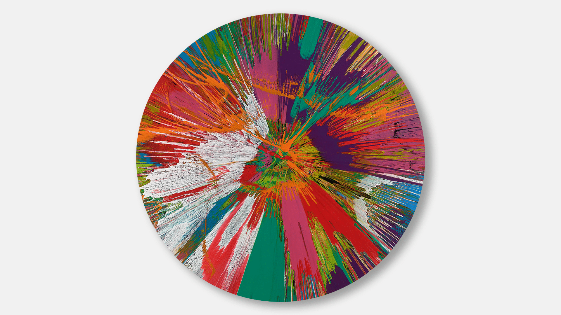 Spin Art high quality Painting